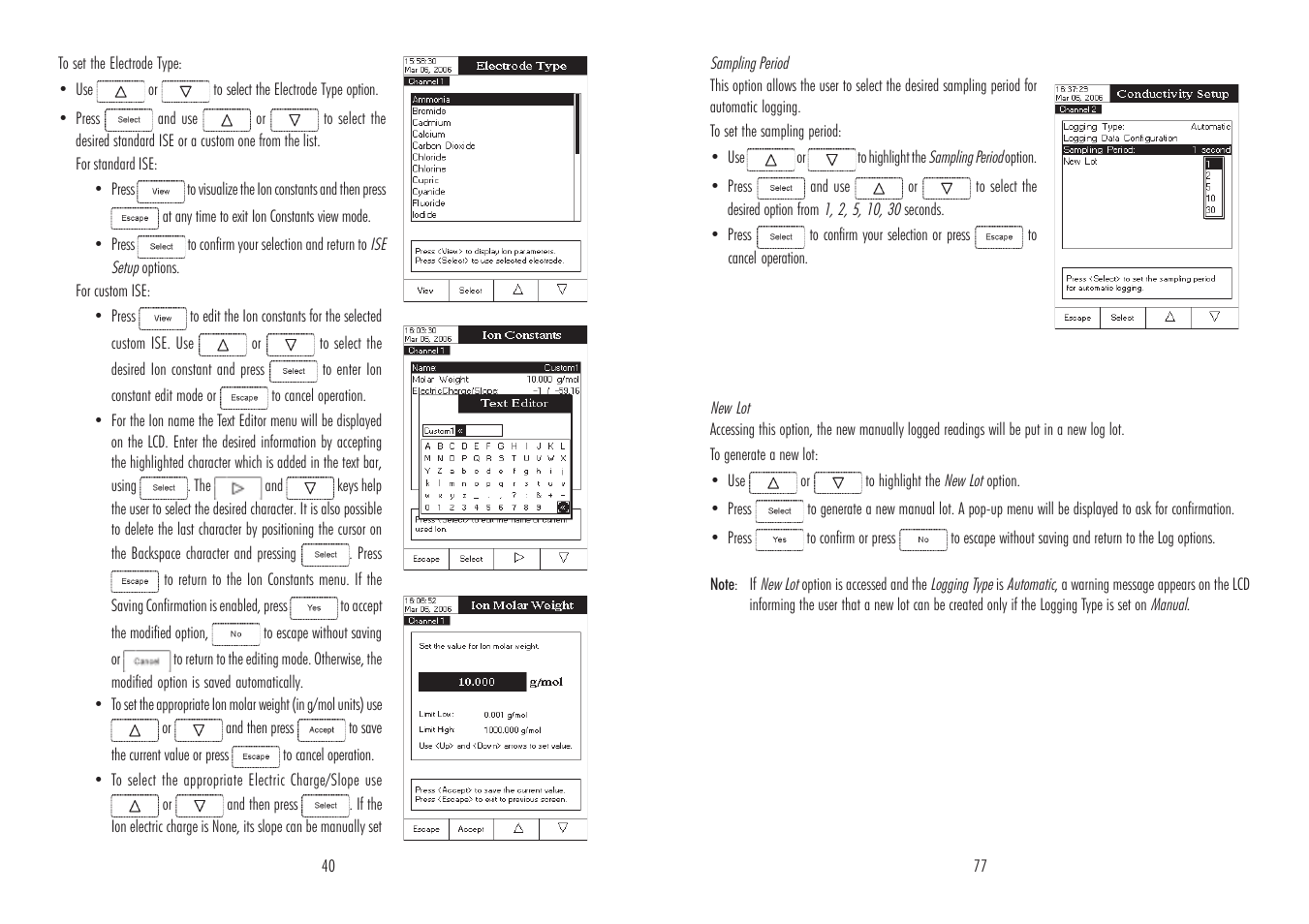 Hanna Instruments HI 4521 User Manual | Page 40 / 58