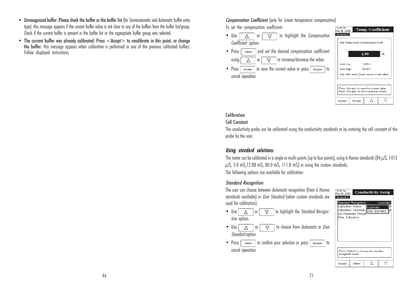 Hanna Instruments HI 4521 User Manual | Page 46 / 58