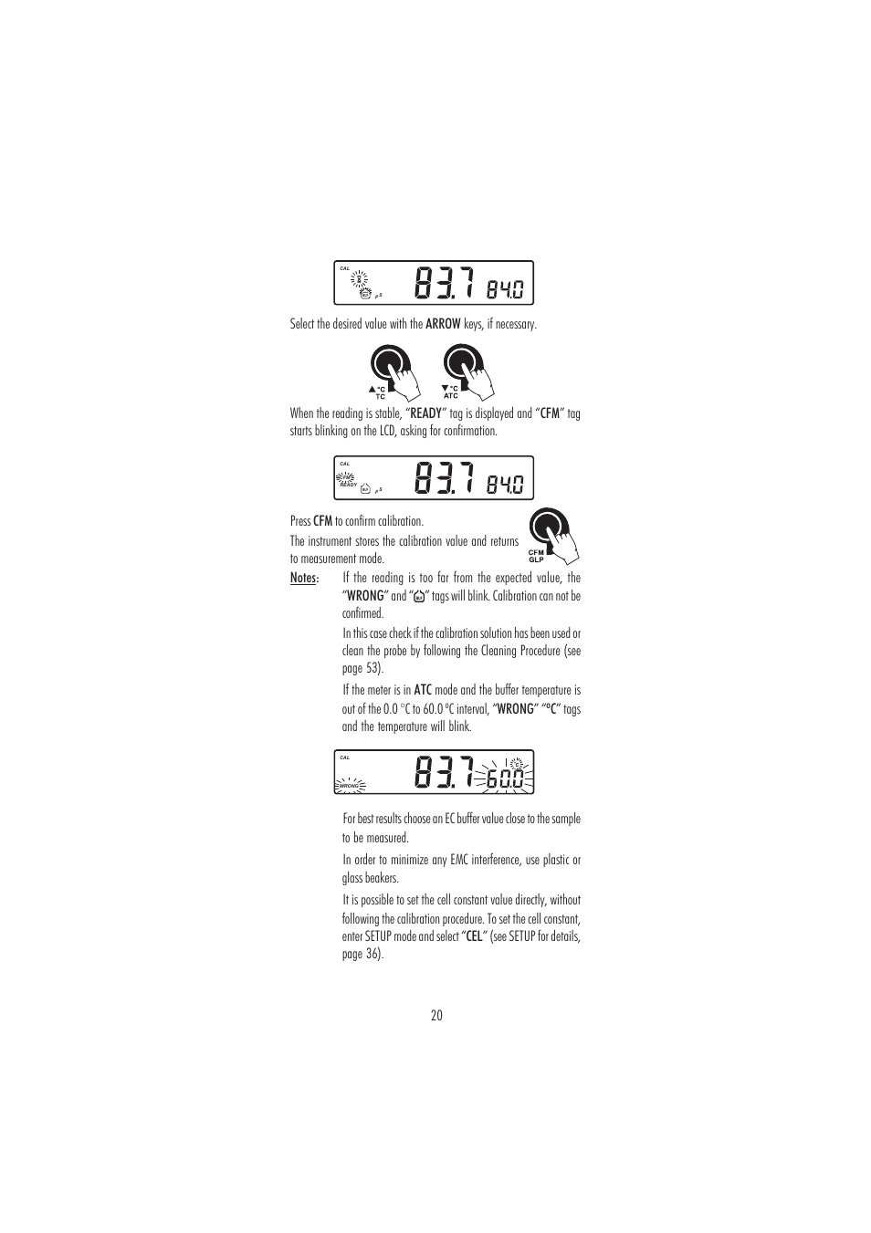 Hanna Instruments HI 2550 User Manual | Page 20 / 64