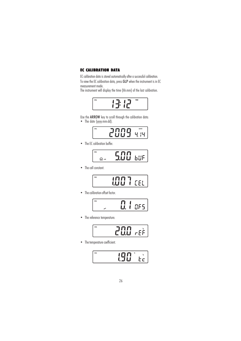Hanna Instruments HI 2550 User Manual | Page 26 / 64