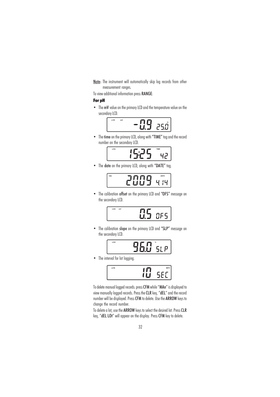 Hanna Instruments HI 2550 User Manual | Page 32 / 64