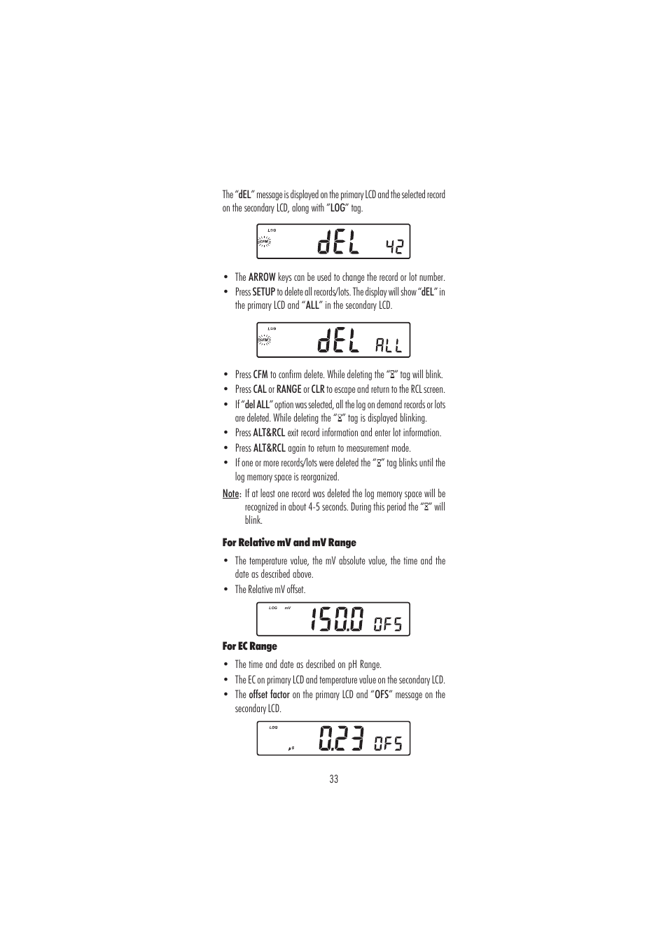 Hanna Instruments HI 2550 User Manual | Page 33 / 64