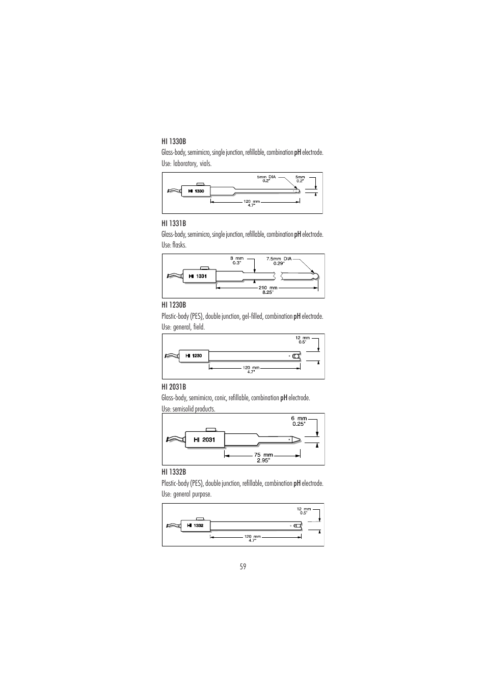 Hanna Instruments HI 2550 User Manual | Page 59 / 64