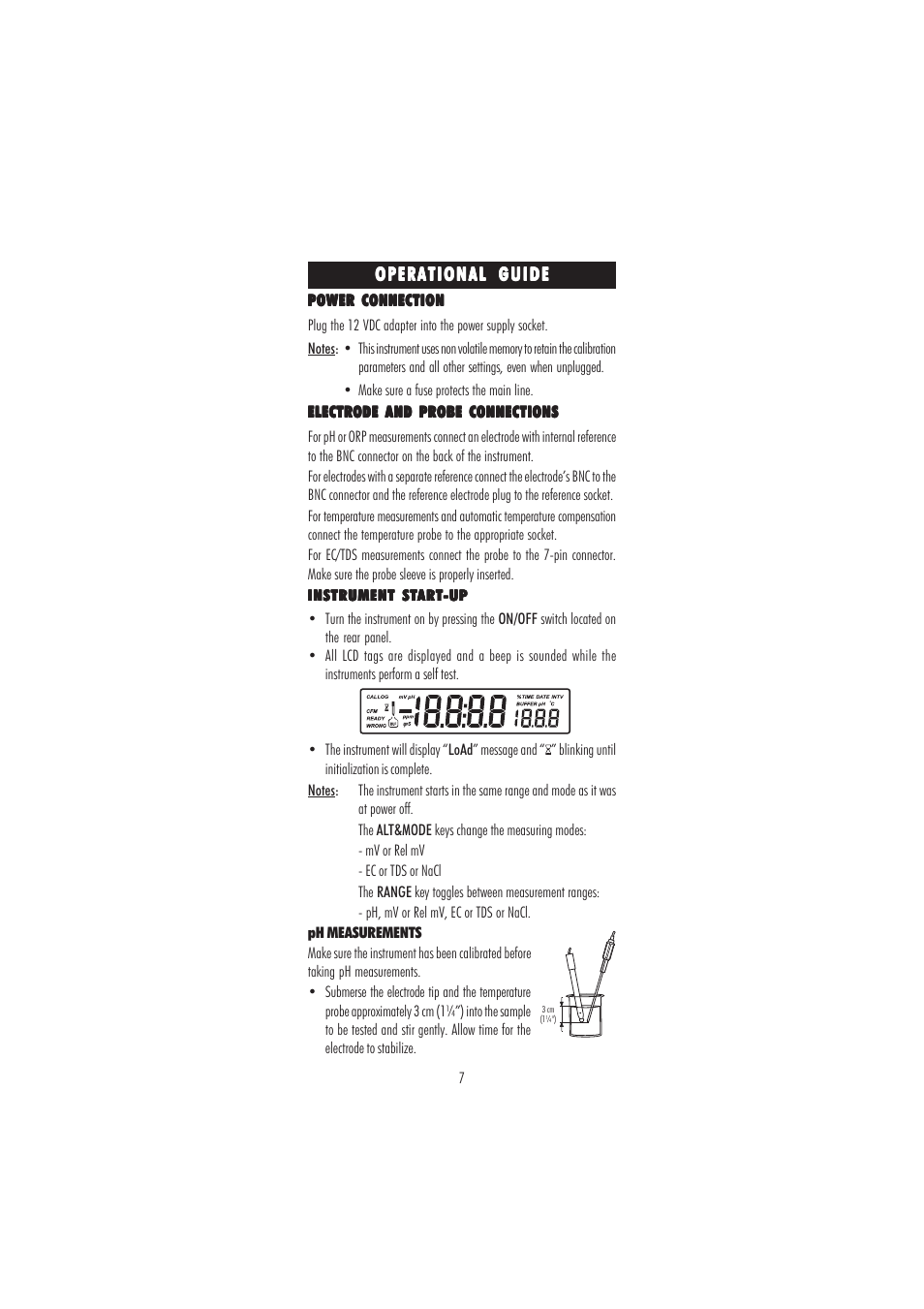 Hanna Instruments HI 2550 User Manual | Page 7 / 64
