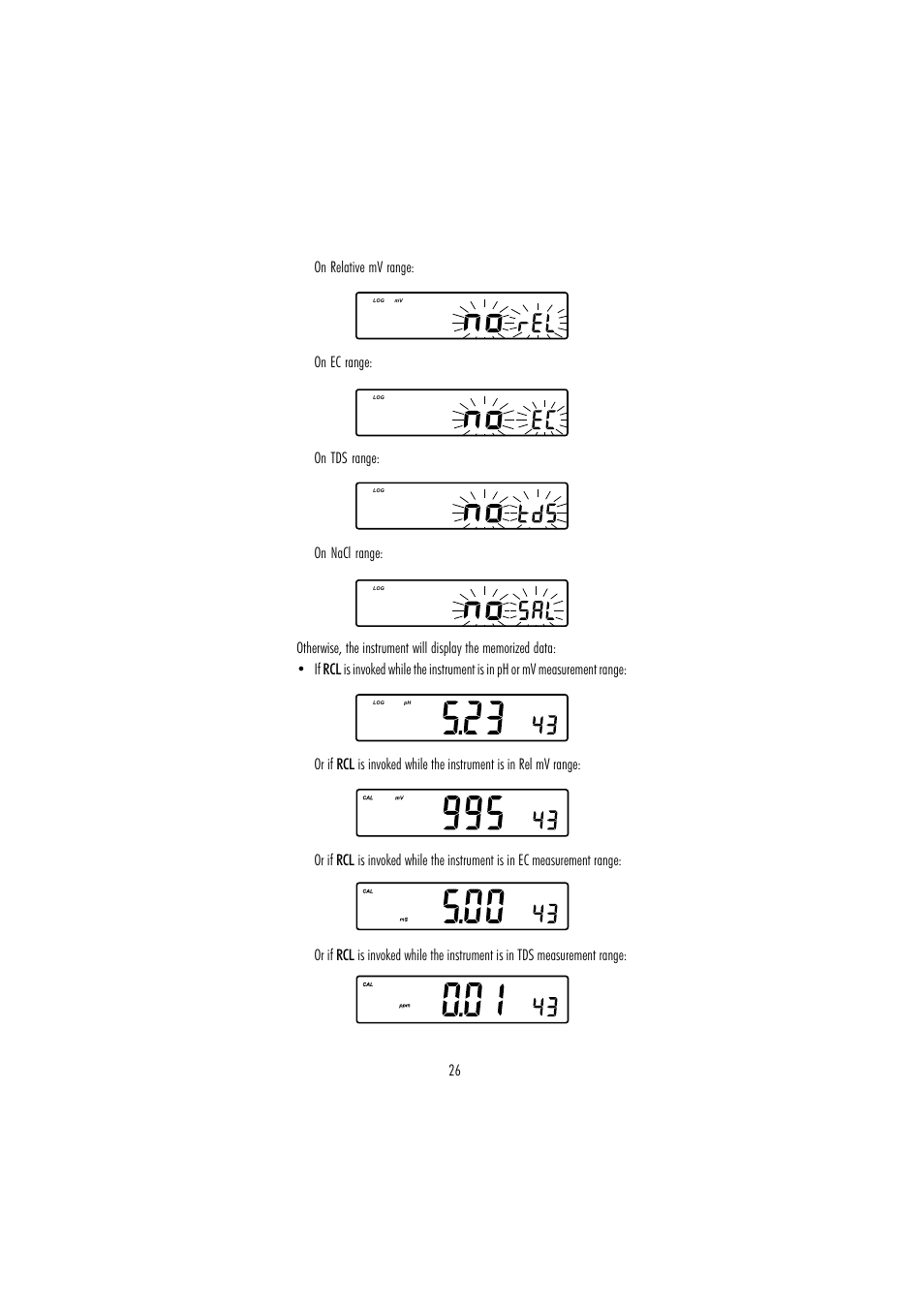 Hanna Instruments HI 255 User Manual | Page 26 / 56
