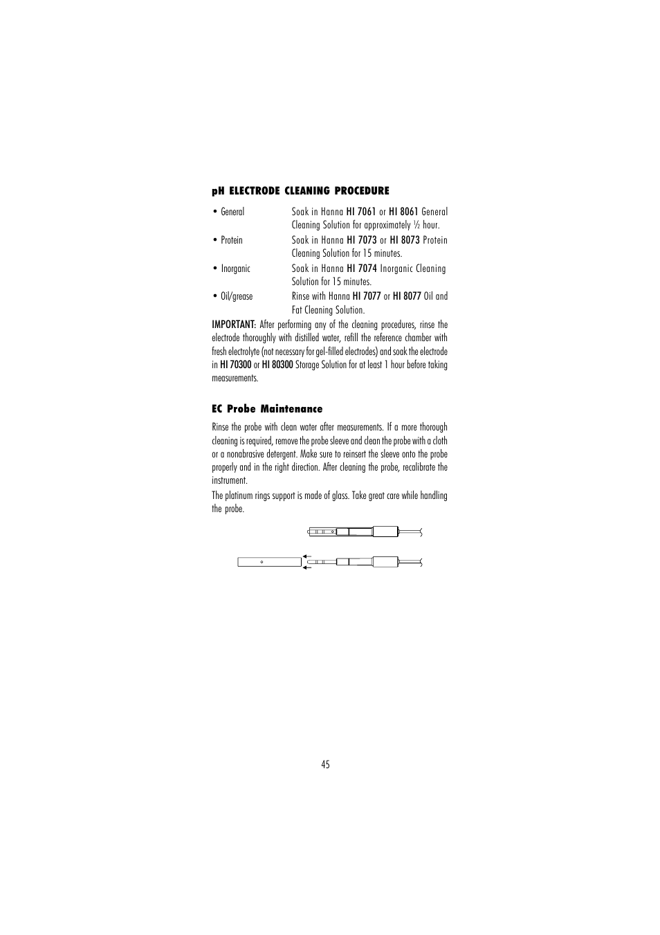 Hanna Instruments HI 255 User Manual | Page 45 / 56