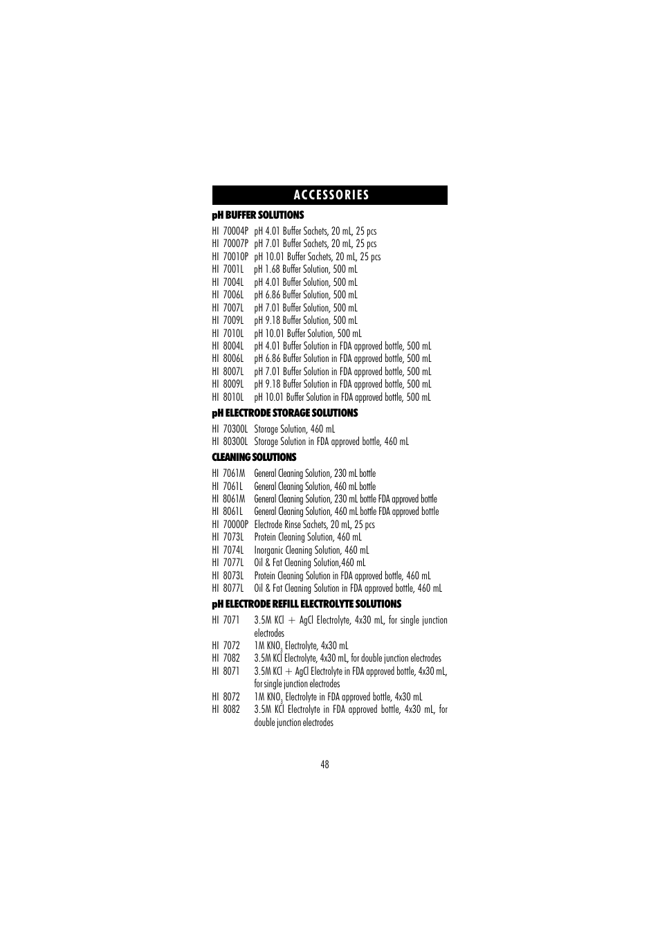 Hanna Instruments HI 255 User Manual | Page 48 / 56