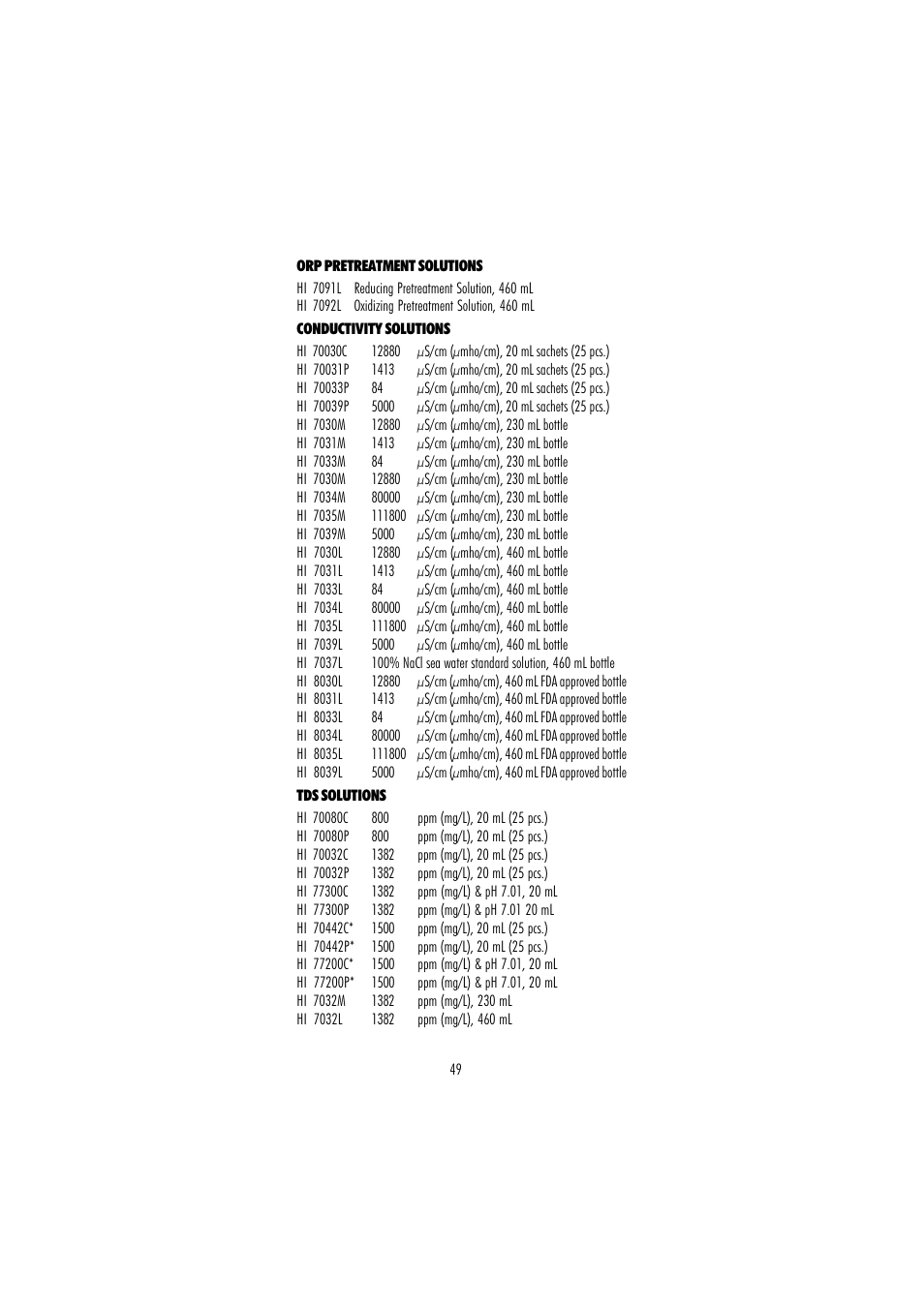 Hanna Instruments HI 255 User Manual | Page 49 / 56