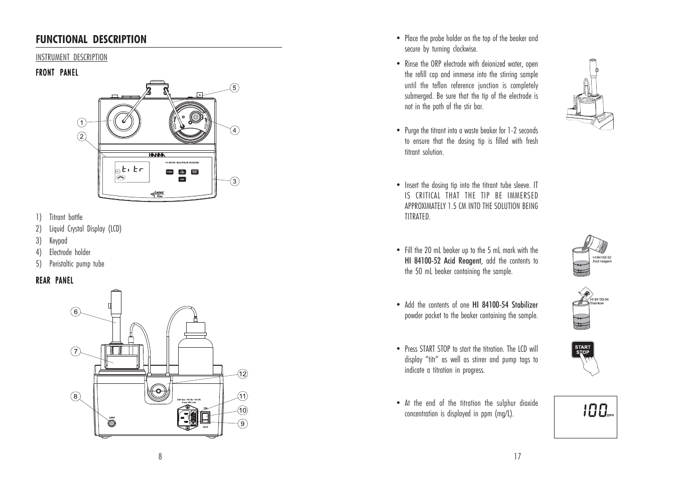 Hanna Instruments HI 84100 User Manual | Page 8 / 12