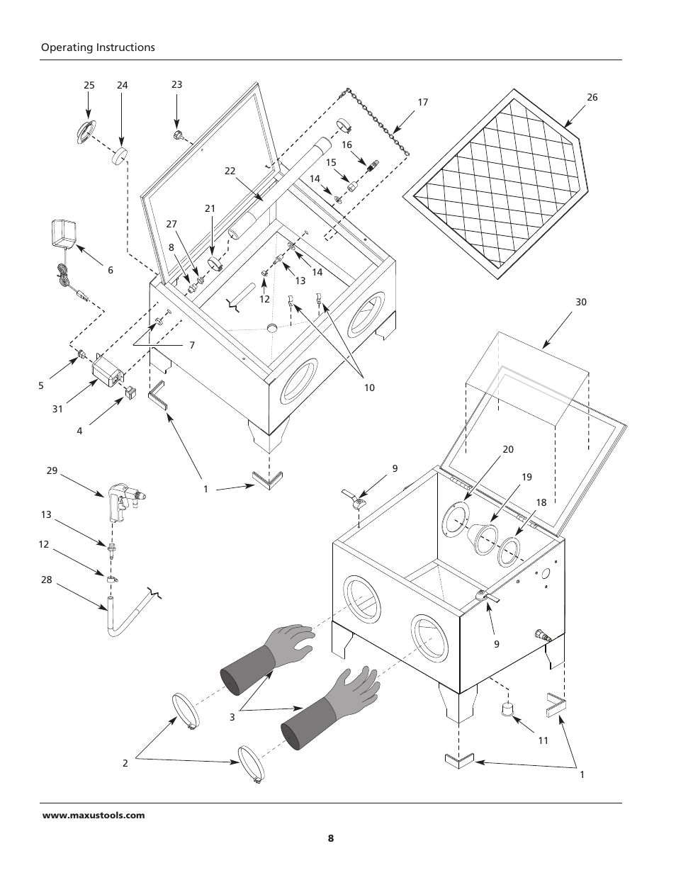 Maxus tools MXS3000 User Manual | Page 8 / 32