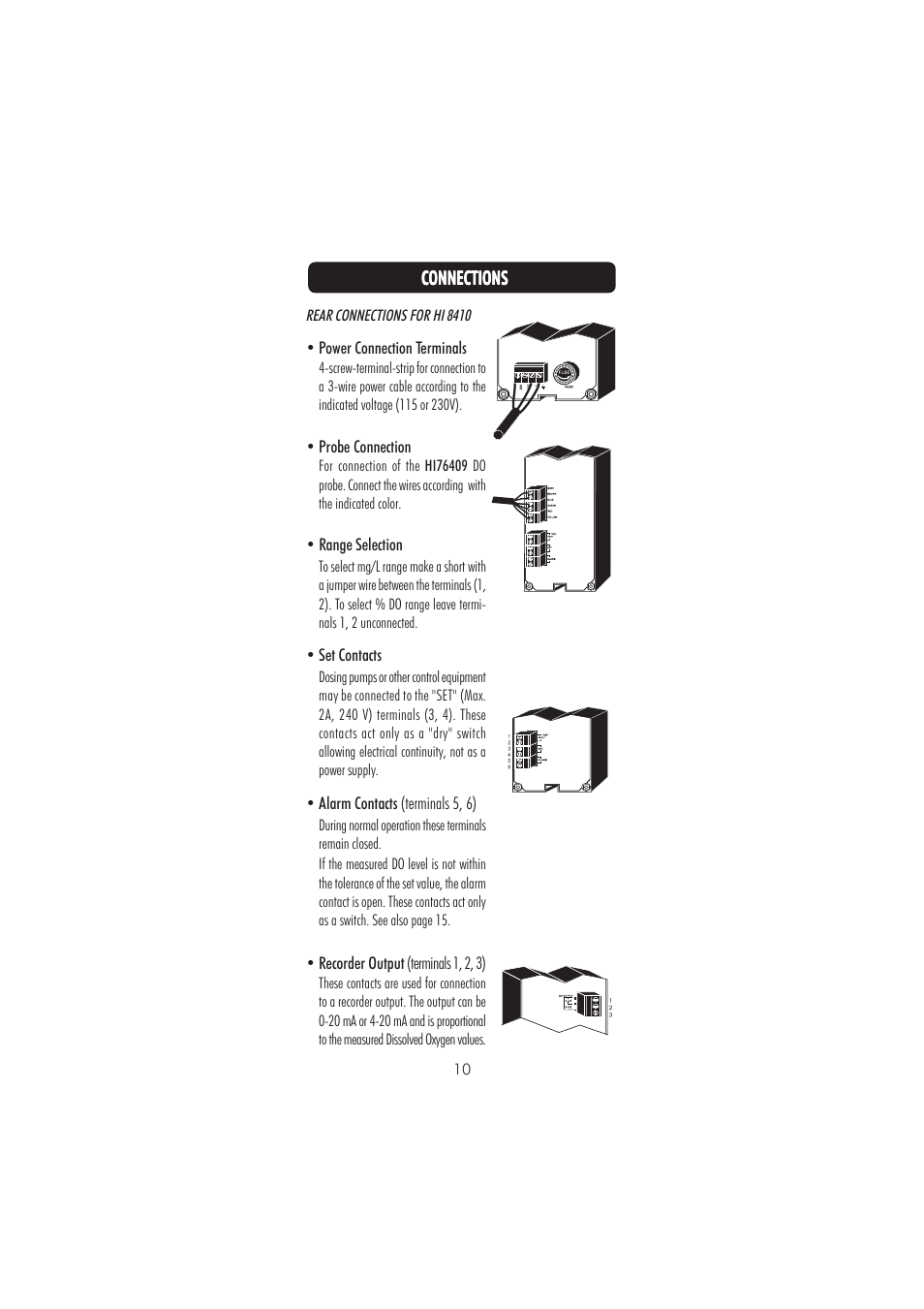 Hanna Instruments HI 8410 User Manual | Page 10 / 20
