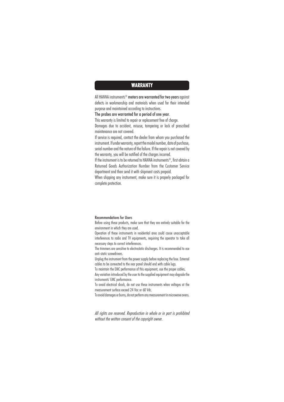 Hanna Instruments HI 8410 User Manual | Page 19 / 20