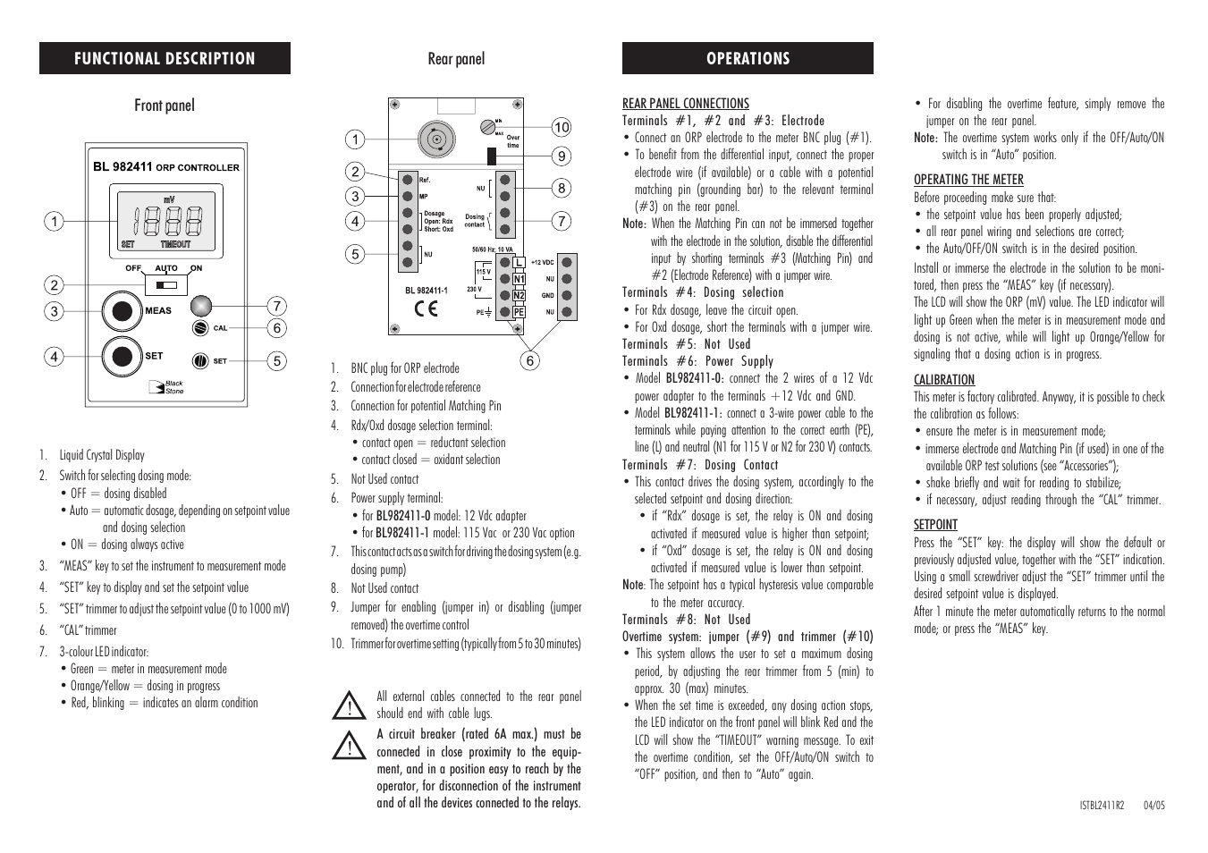 Hanna Instruments BL 982411 User Manual | Page 2 / 2