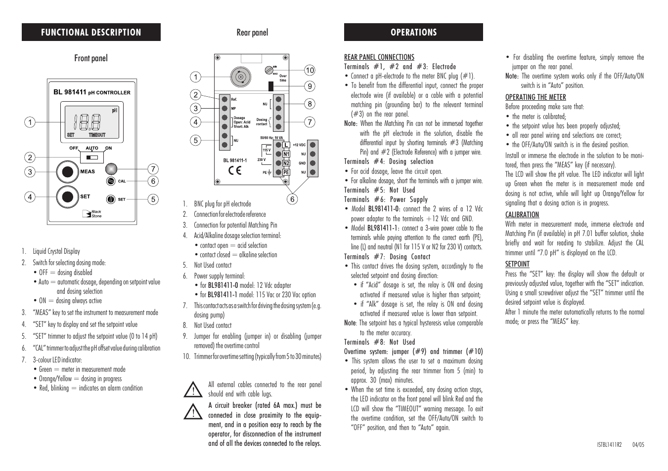 Hanna Instruments BL 981411 User Manual | Page 2 / 2