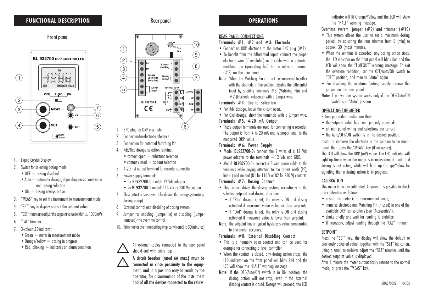 Hanna Instruments BL 932700 User Manual | Page 2 / 2