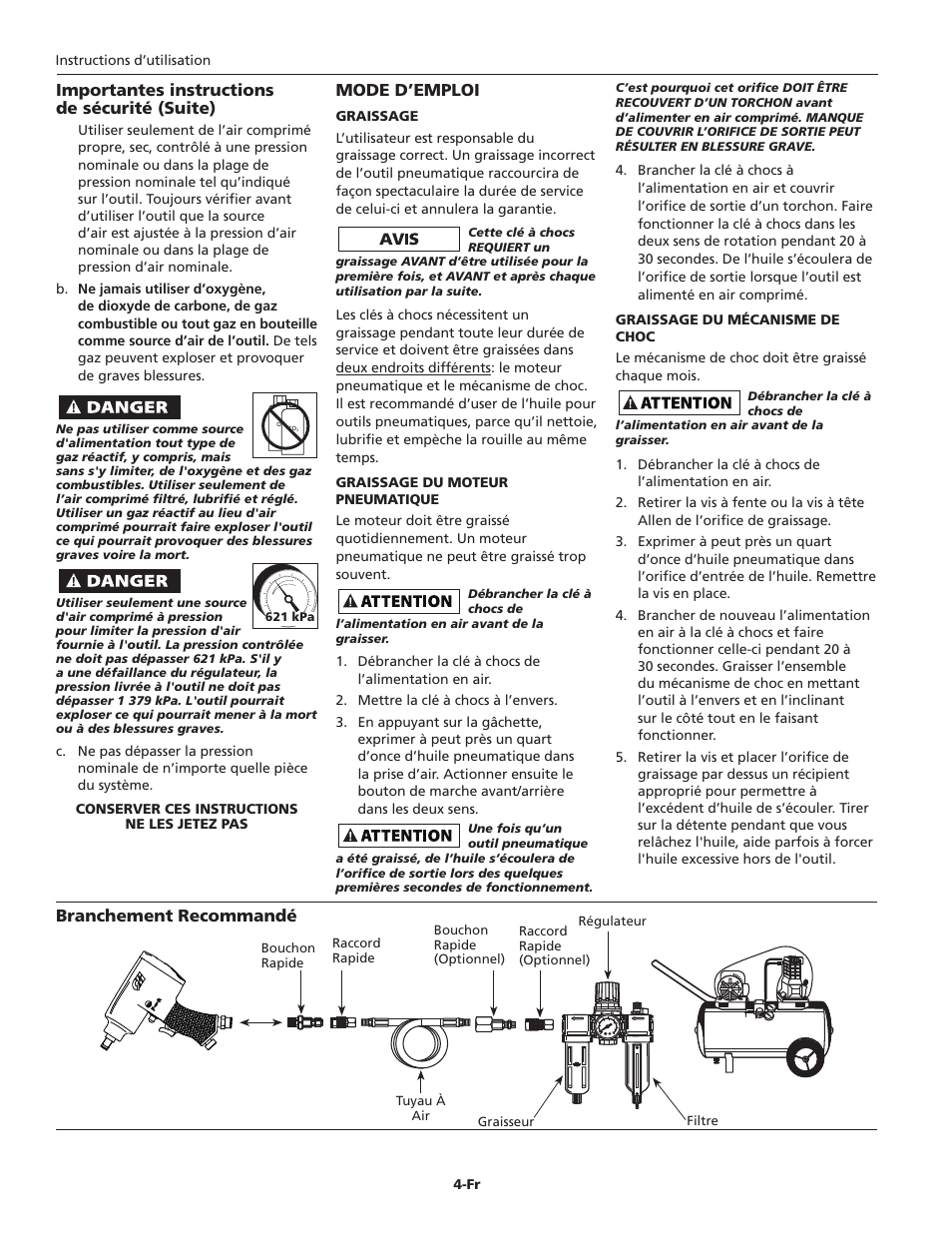 Mode d’emploi | Campbell Hausfeld TL0502 User Manual | Page 12 / 24