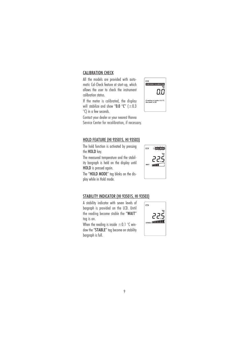 Hanna Instruments HI 93501 User Manual | Page 9 / 16
