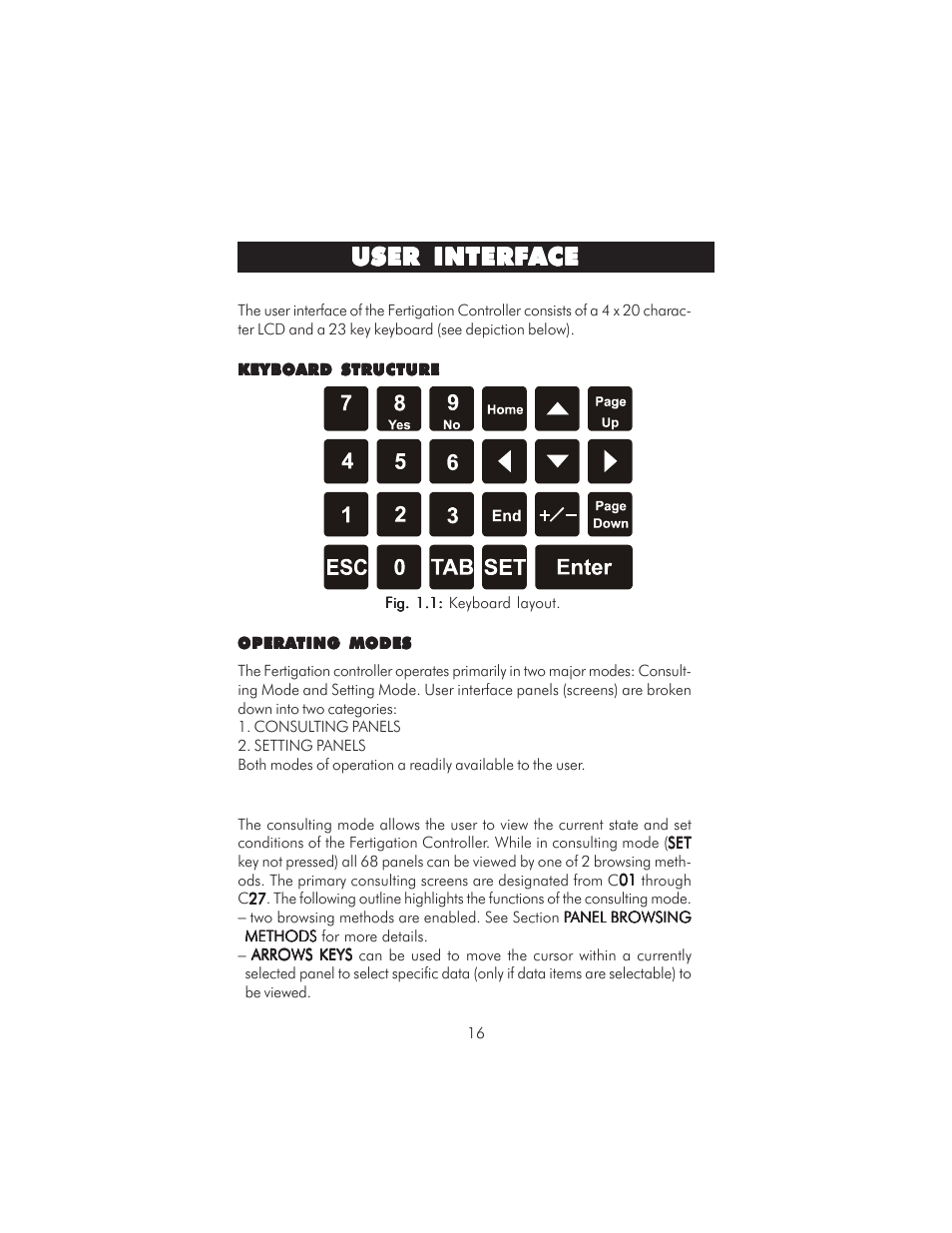 User interface | Hanna Instruments HI 8050 User Manual | Page 16 / 80