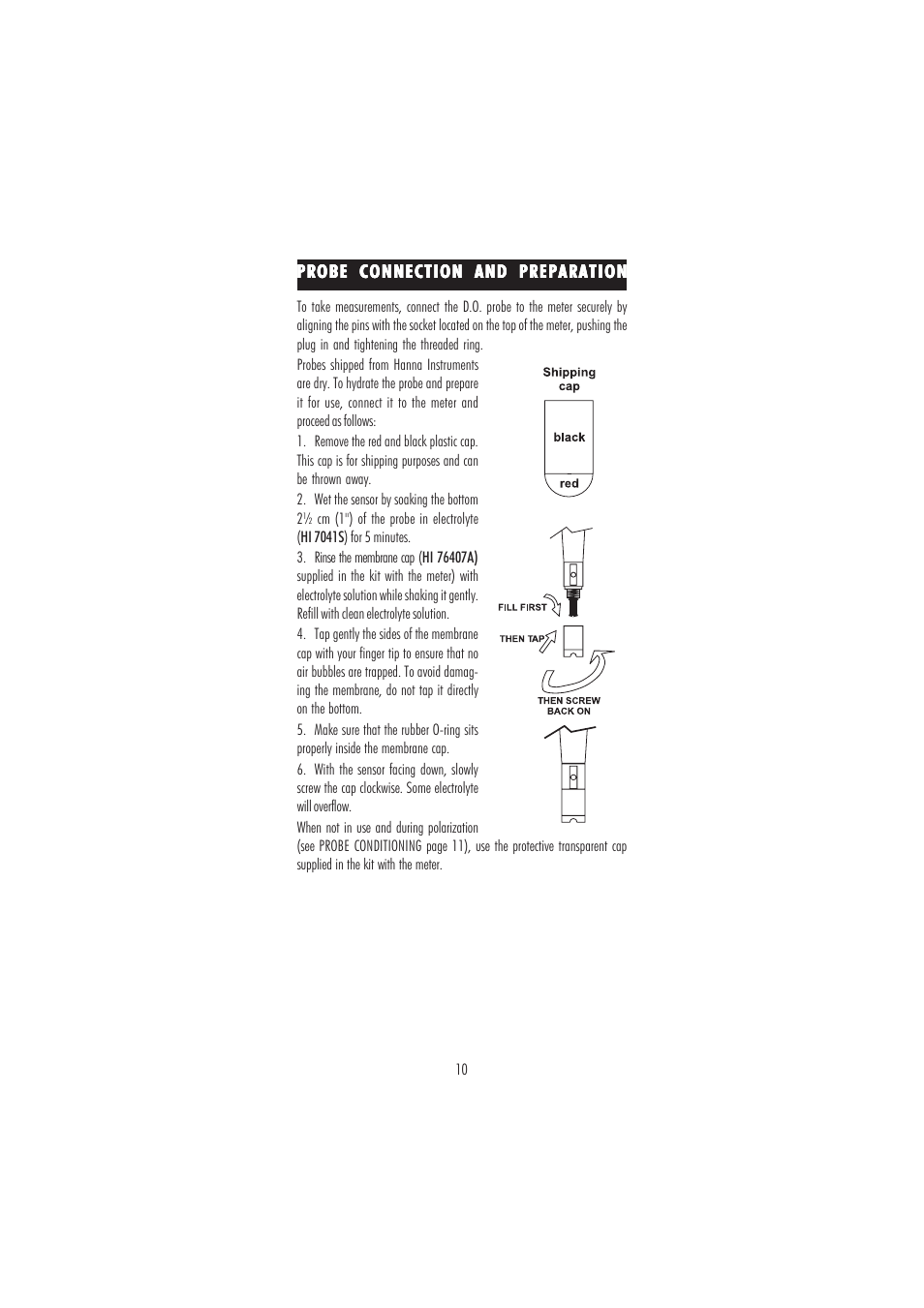 Hanna Instruments HI 98186 User Manual | Page 10 / 68