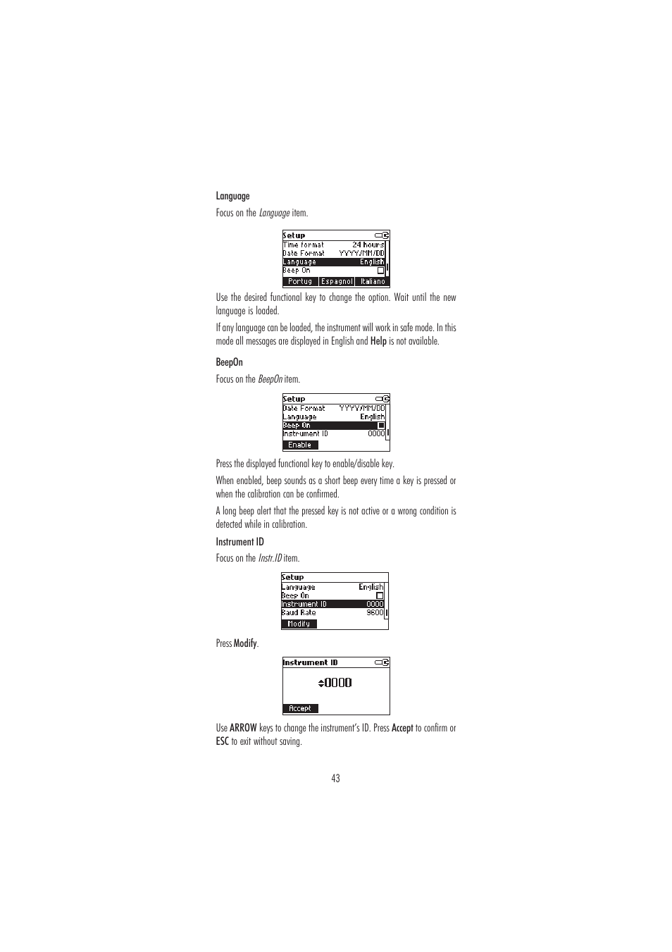 Hanna Instruments HI 98186 User Manual | Page 43 / 68
