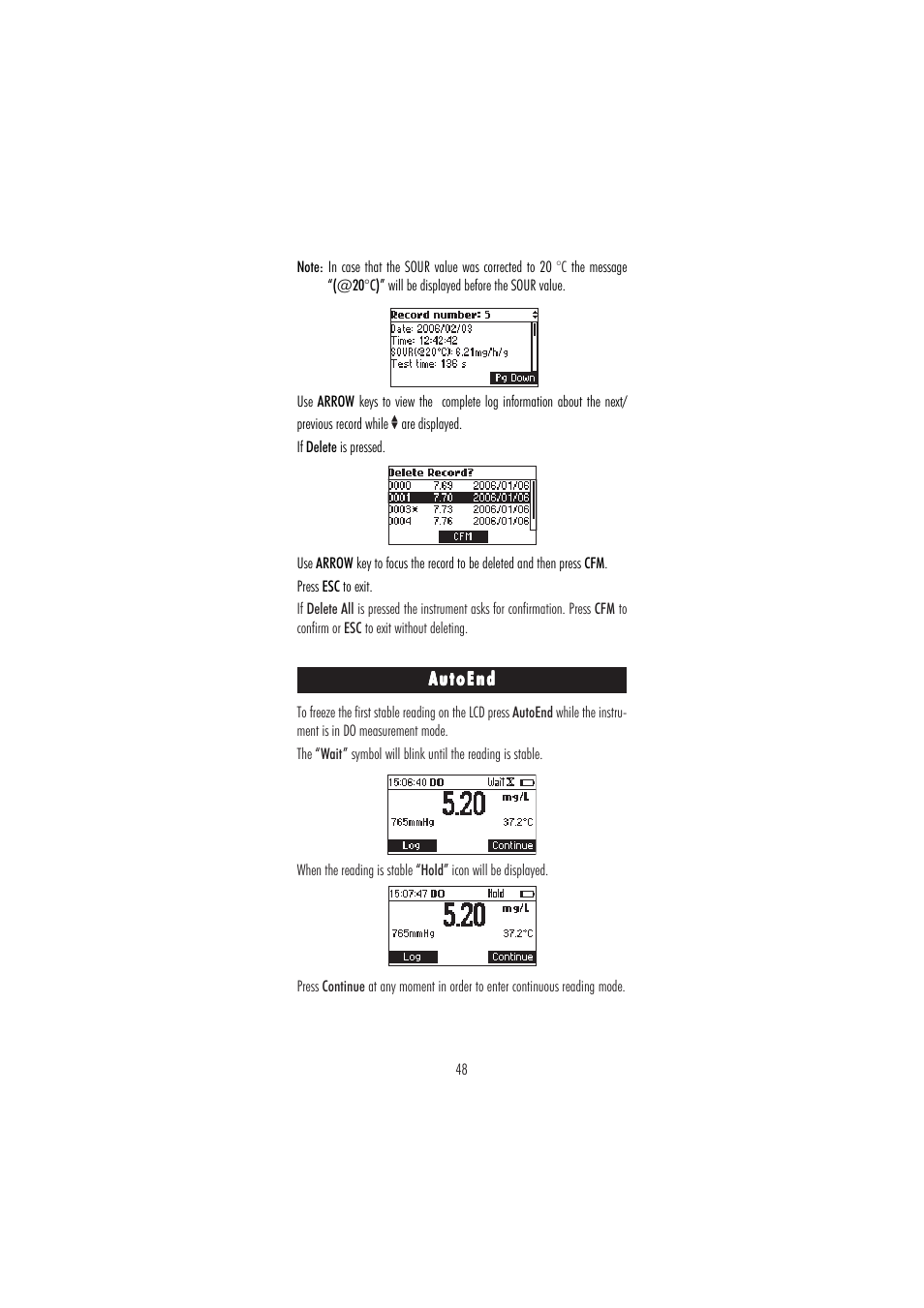 Hanna Instruments HI 98186 User Manual | Page 48 / 68