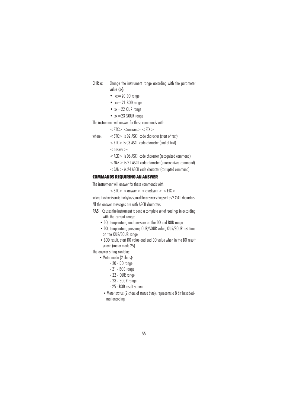 Hanna Instruments HI 98186 User Manual | Page 55 / 68