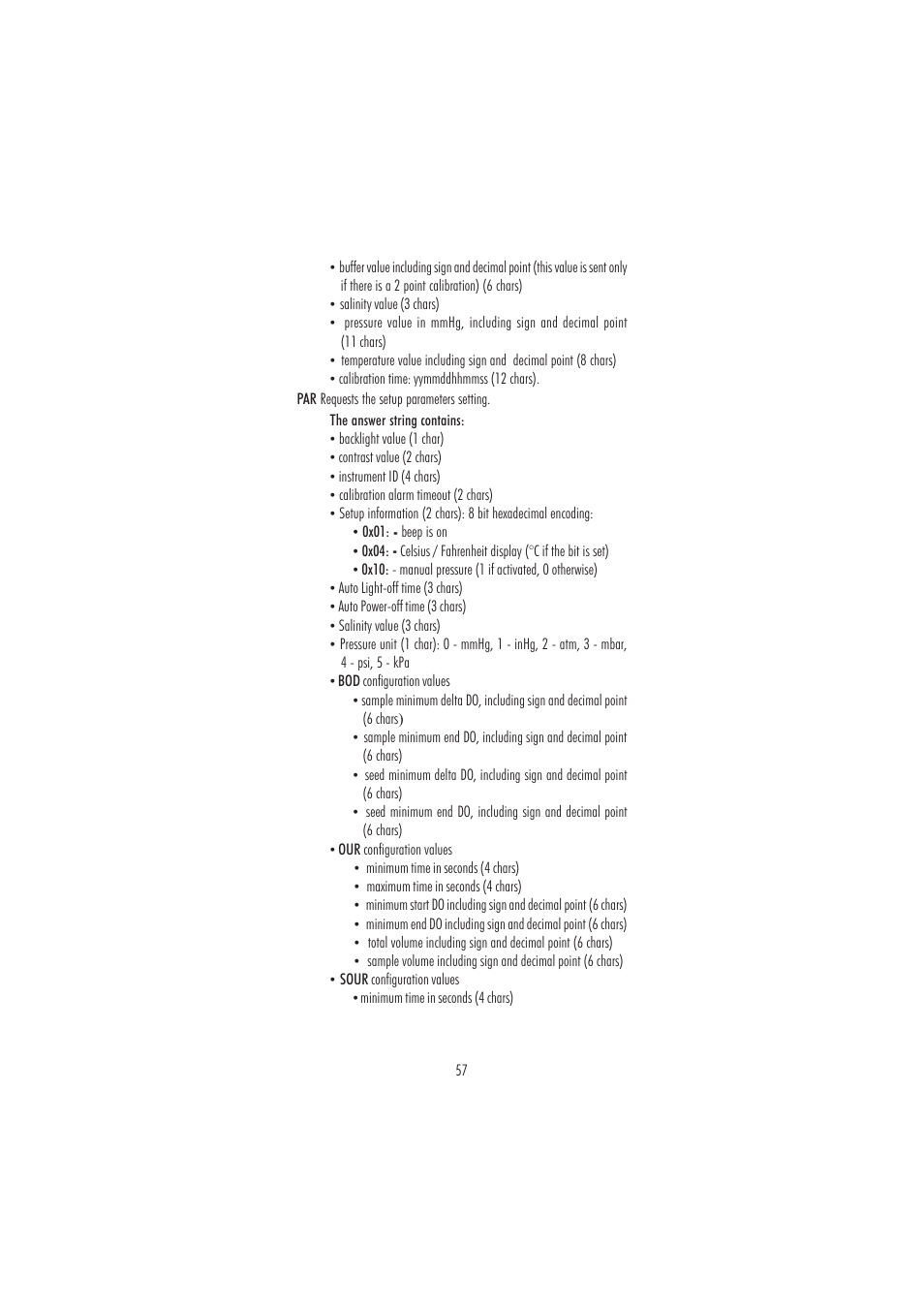 Hanna Instruments HI 98186 User Manual | Page 57 / 68