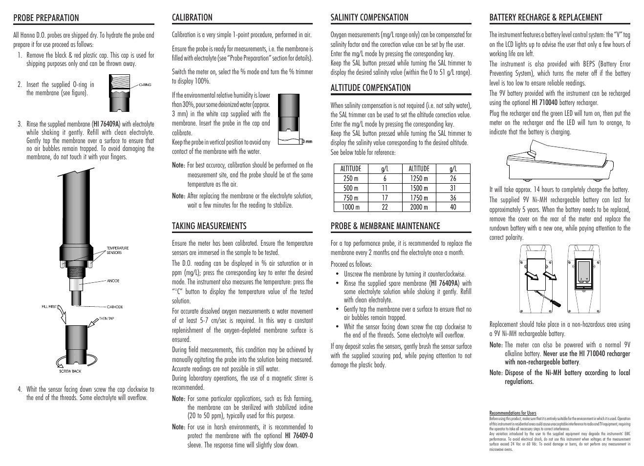 Hanna Instruments HI 9147 User Manual | Page 2 / 2