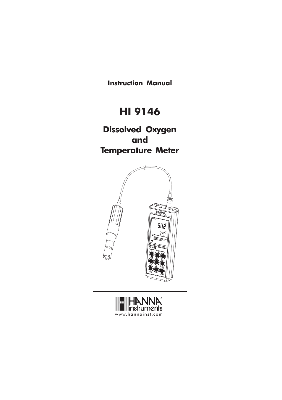 Hanna Instruments HI 9146 User Manual | 28 pages
