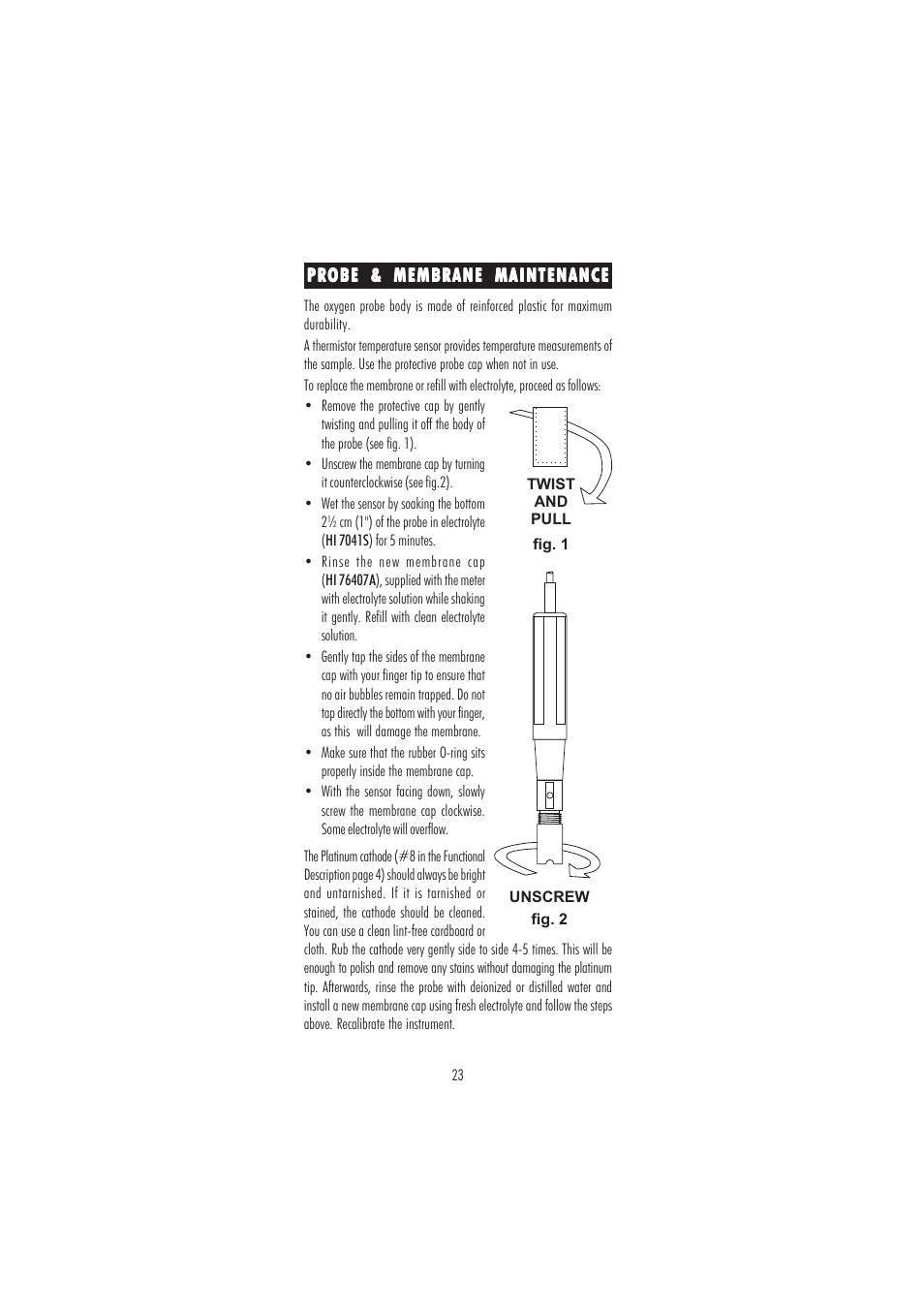 Hanna Instruments HI 9146 User Manual | Page 23 / 28