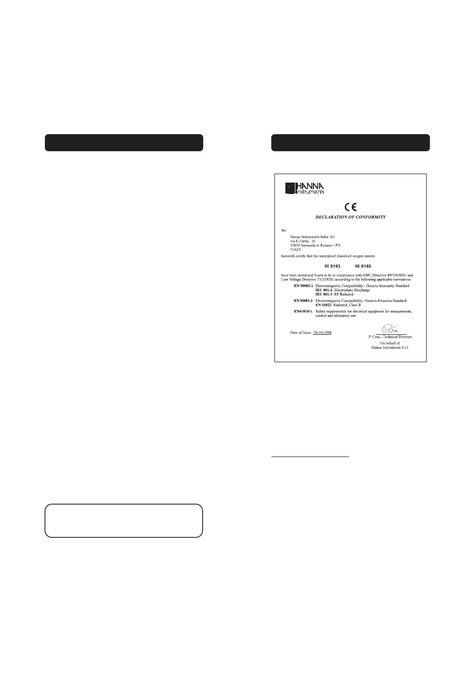 Hanna Instruments HI 9143 User Manual | Page 10 / 11