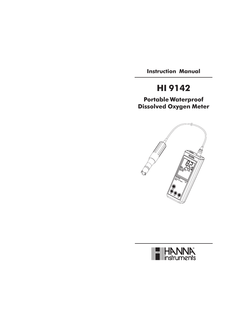 Hi 9142 | Hanna Instruments HI 9142 User Manual | Page 21 / 22