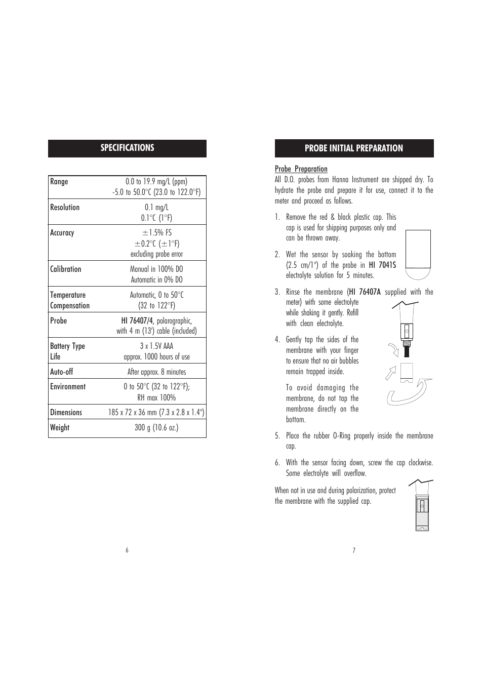 Hanna Instruments HI 9142 User Manual | Page 7 / 22