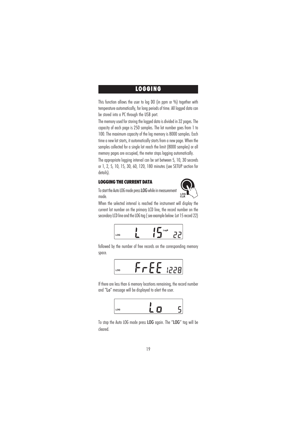 Hanna Instruments HI 2400 User Manual | Page 19 / 32