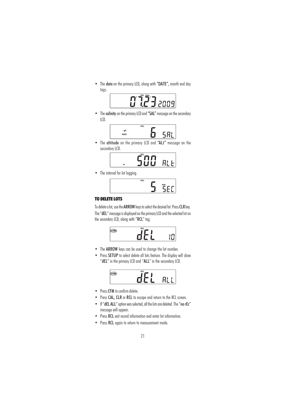 Hanna Instruments HI 2400 User Manual | Page 21 / 32