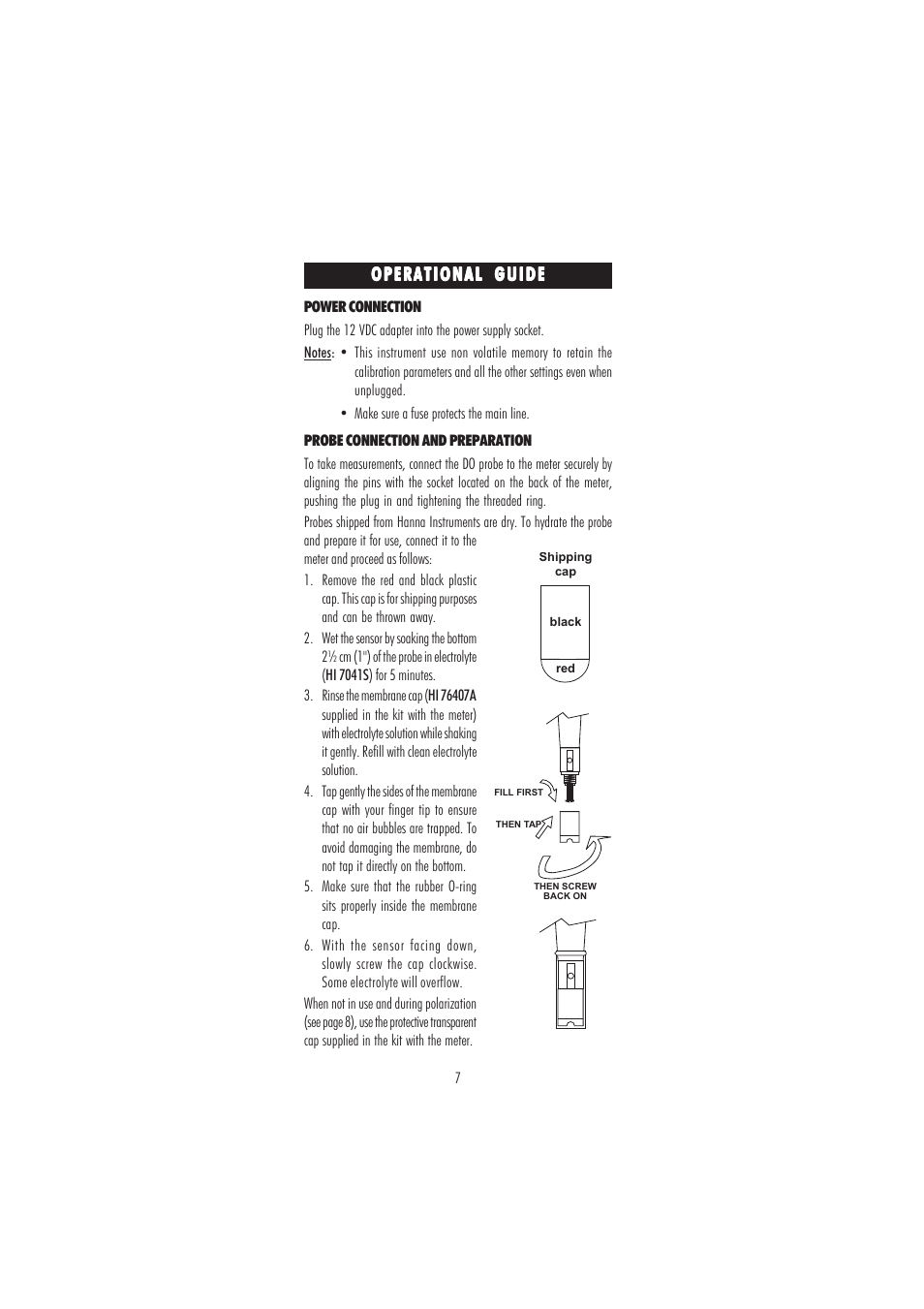 Hanna Instruments HI 2400 User Manual | Page 7 / 32