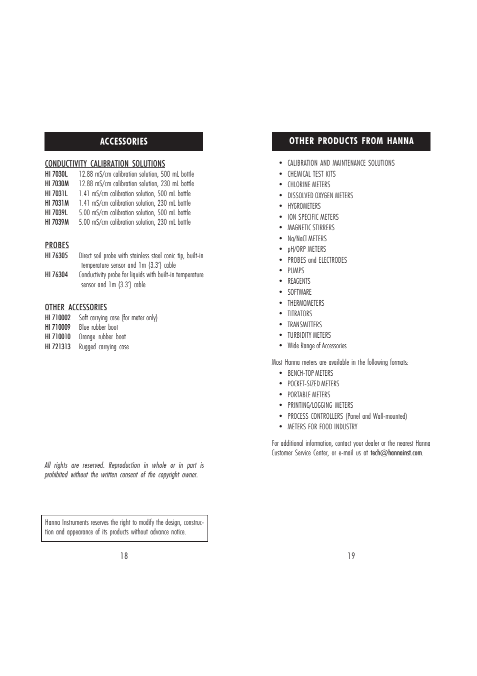 Hanna Instruments HI 993310 User Manual | Page 10 / 11