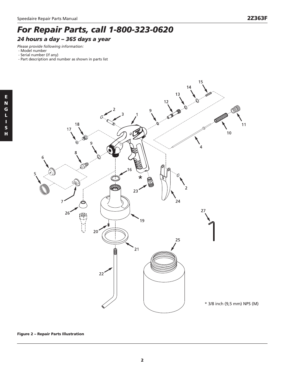 Dayton 2Z363F User Manual | Page 2 / 12