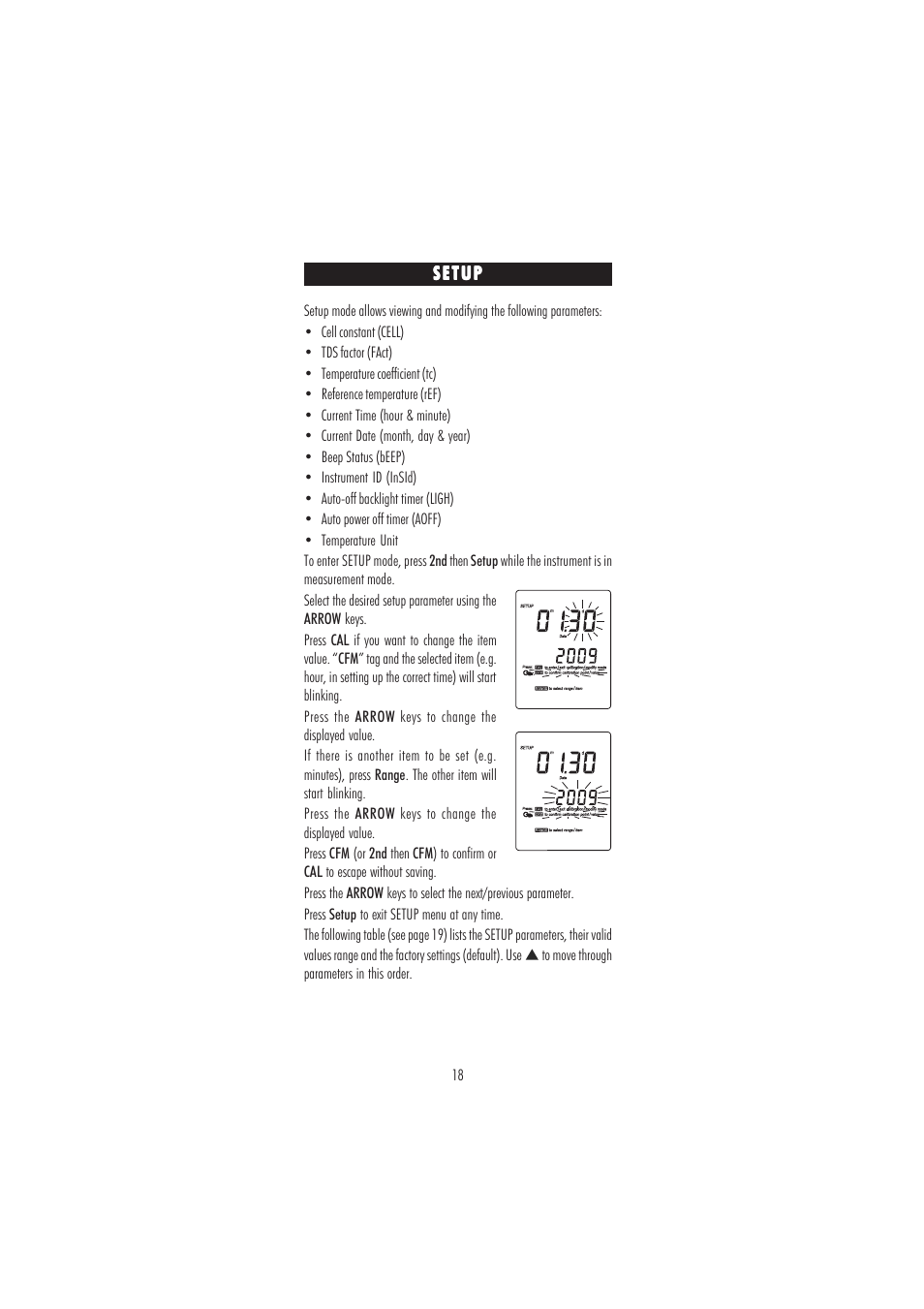 Hanna Instruments HI 98360 User Manual | Page 18 / 36
