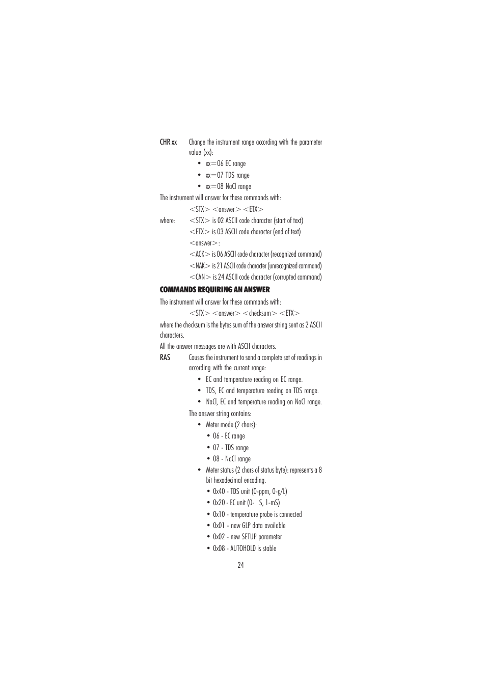 Hanna Instruments HI 98360 User Manual | Page 24 / 36