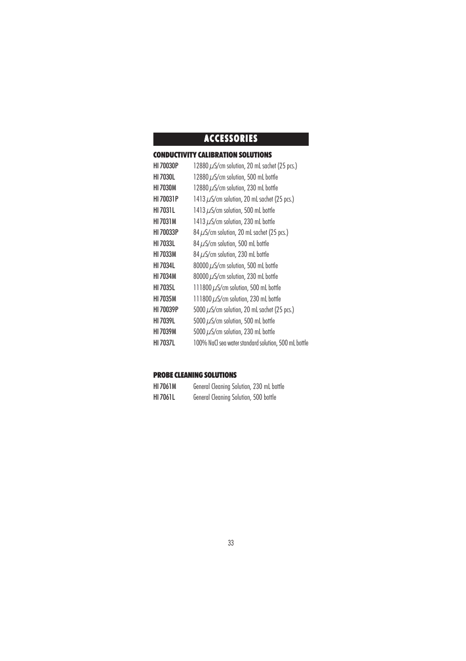 Hanna Instruments HI 98360 User Manual | Page 33 / 36