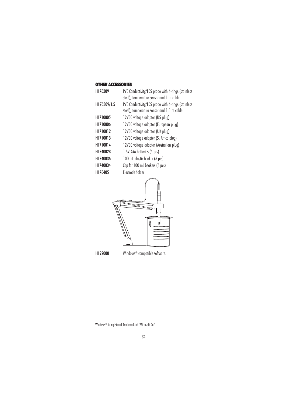 Hanna Instruments HI 98360 User Manual | Page 34 / 36