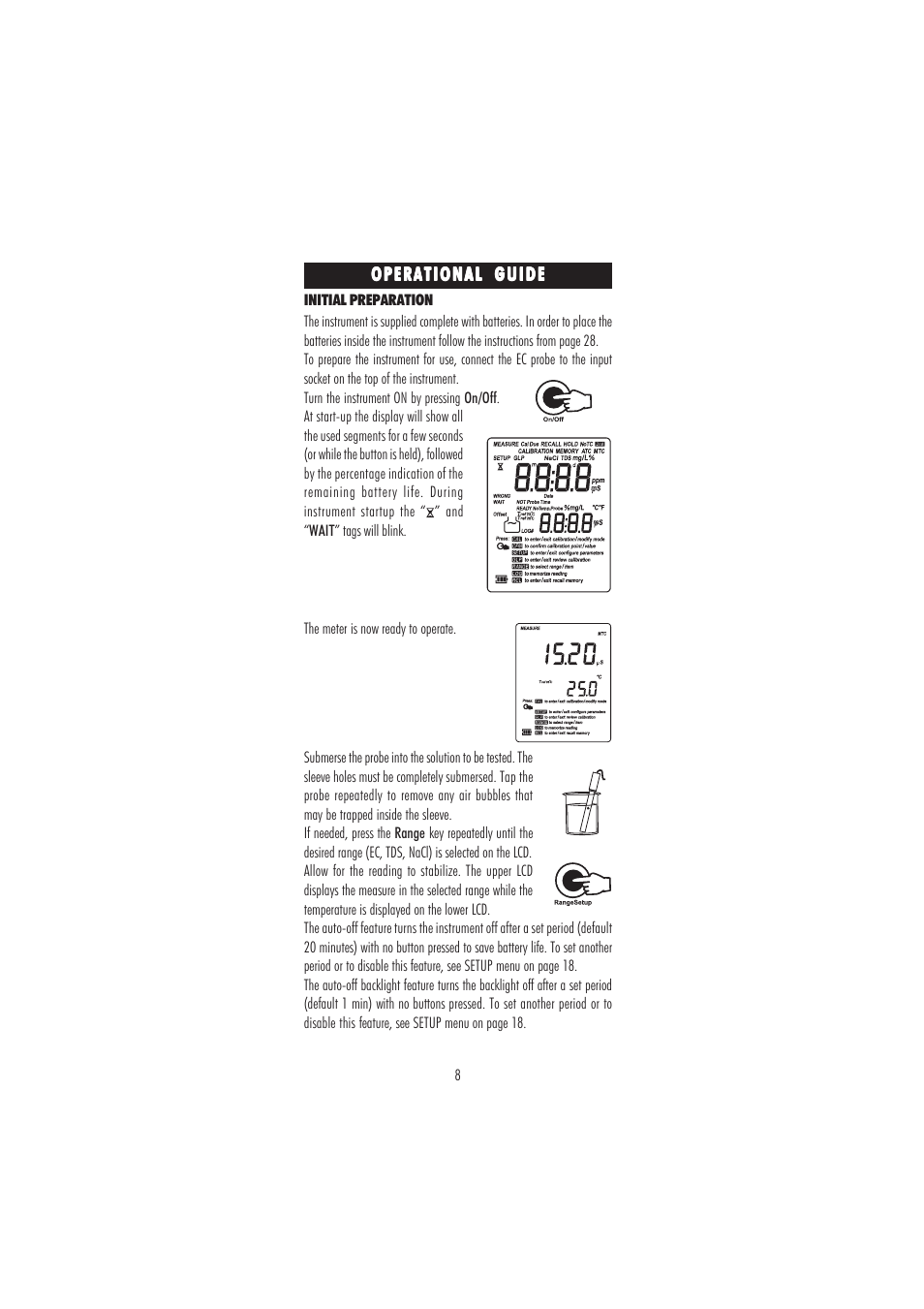 Hanna Instruments HI 98360 User Manual | Page 8 / 36