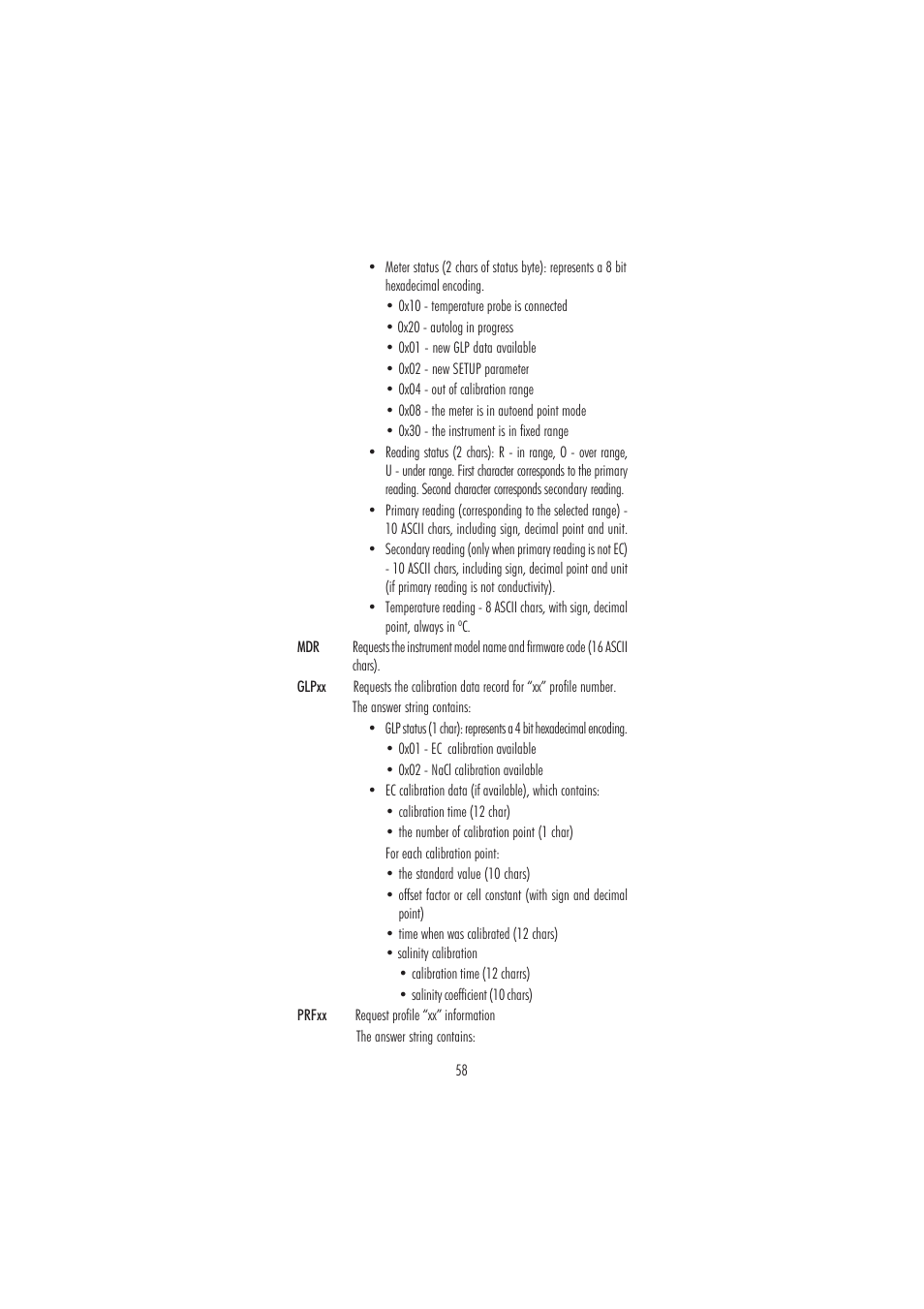 Hanna Instruments HI 98188 User Manual | Page 58 / 68