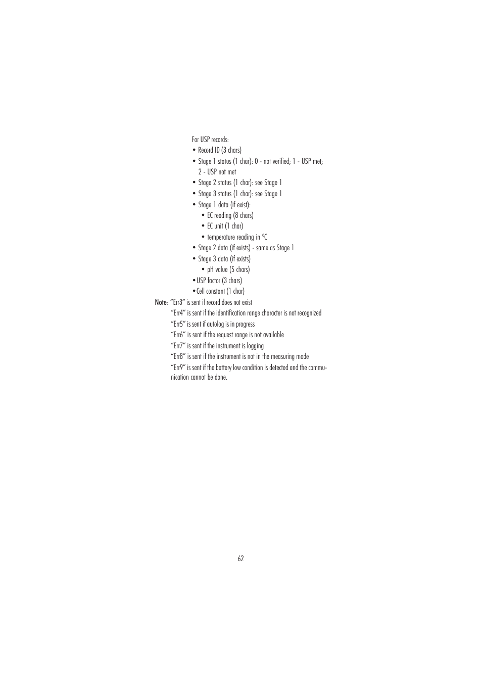 Hanna Instruments HI 98188 User Manual | Page 62 / 68