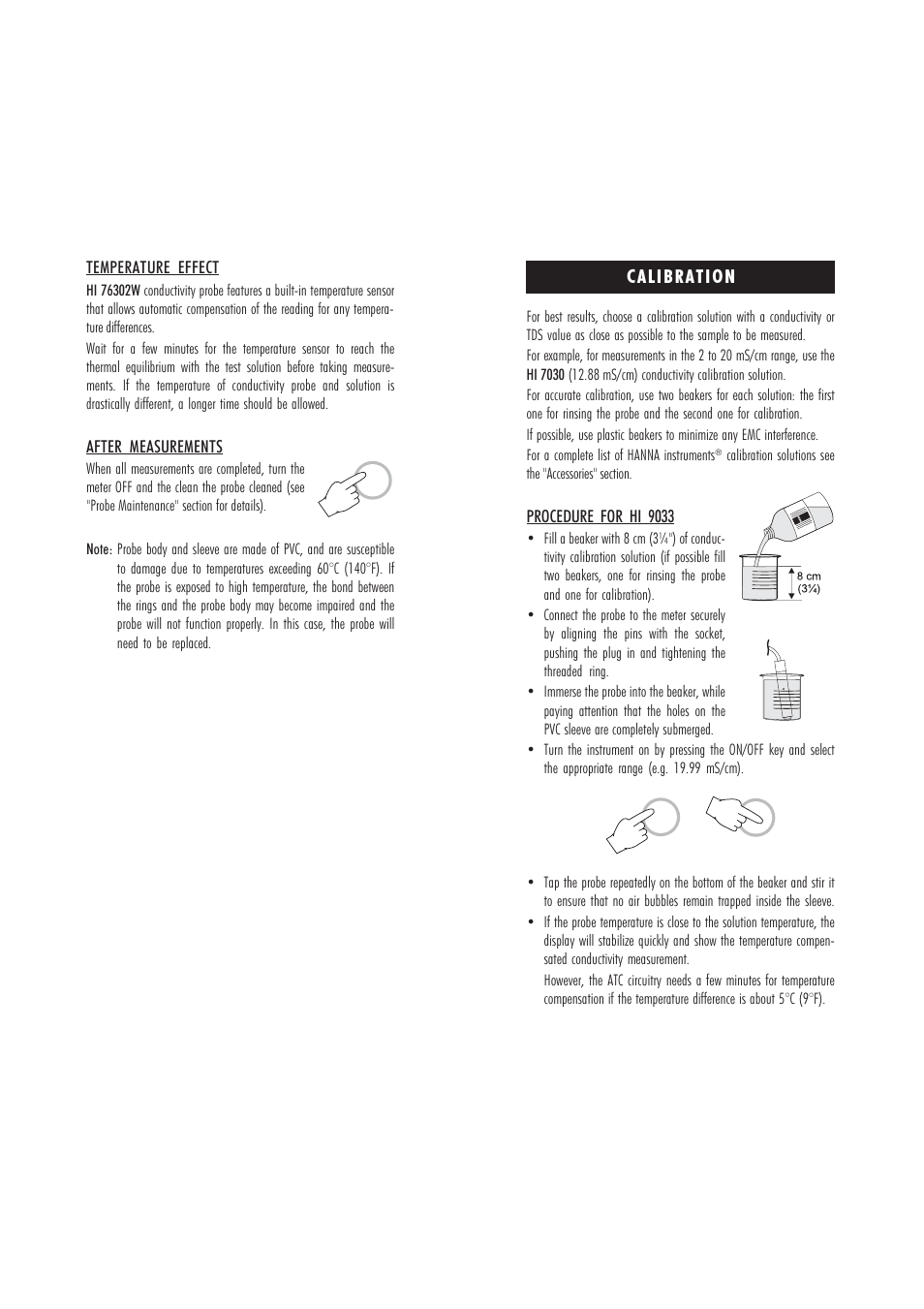 Hanna Instruments HI 9033 User Manual | Page 5 / 11