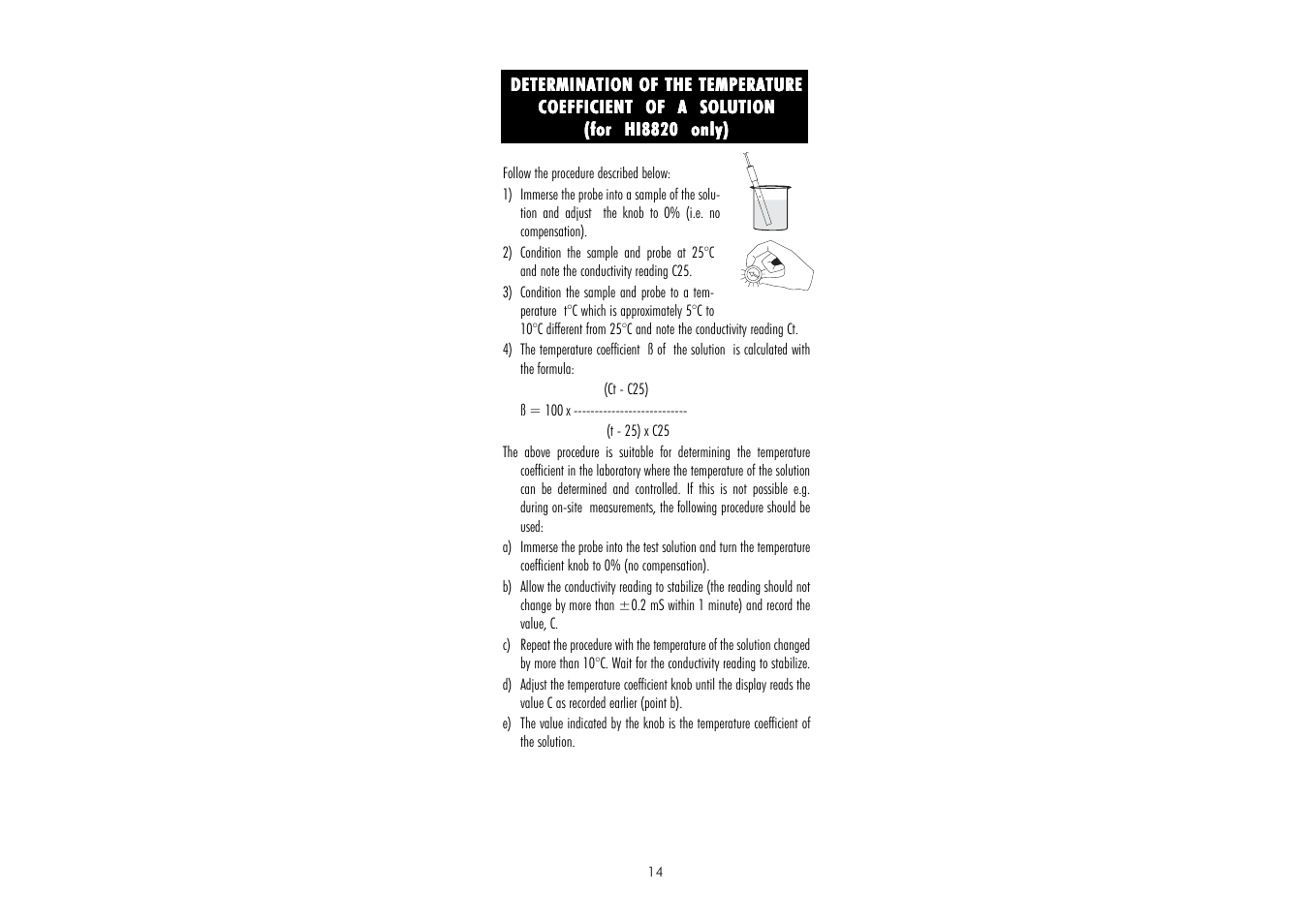 Hanna Instruments HI 8819 User Manual | Page 14 / 20