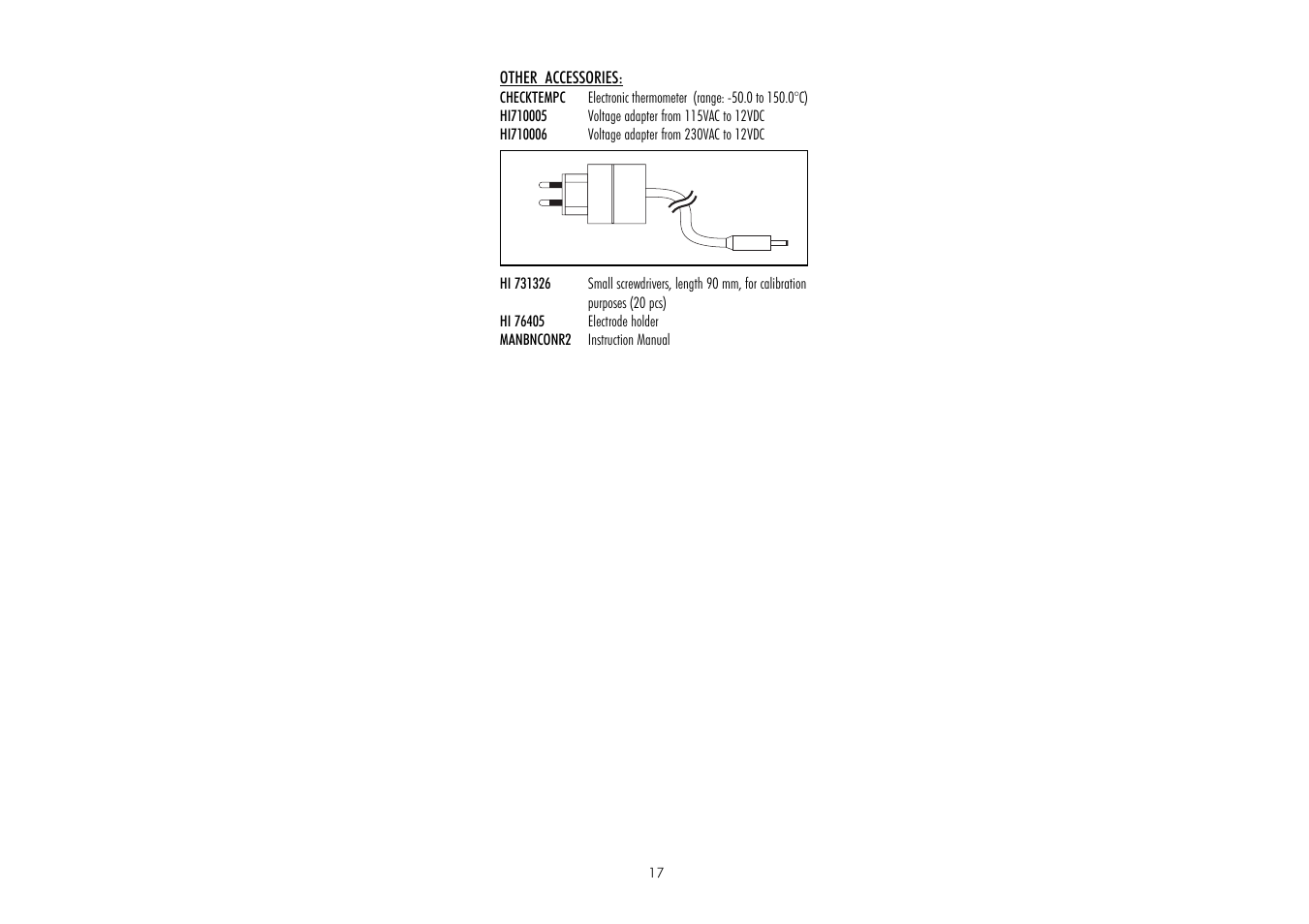 Hanna Instruments HI 8819 User Manual | Page 17 / 20