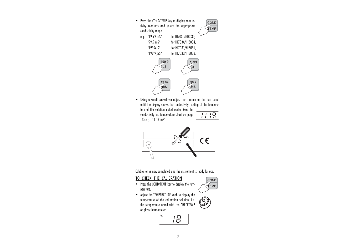Hanna Instruments HI 8819 User Manual | Page 9 / 20