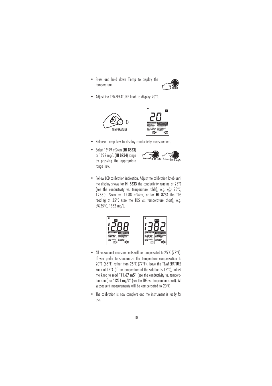 Hanna Instruments HI 8633 User Manual | Page 10 / 20